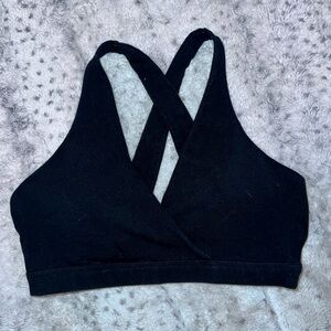 Old Navy Active Power Chill Sports Bra - Black - Size Medium